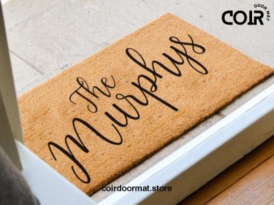 Personalized Family Name Doormat - Housewarming Gift - Family Name Doormat  - Personalized Doormat - Custom Welcome Mat - Custom Doormat