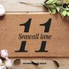 Personalized Housewarming Gift - House Number Mat - Family Home Doormat - Custom Surname Mat - Realtor Gift - Custom Doormat