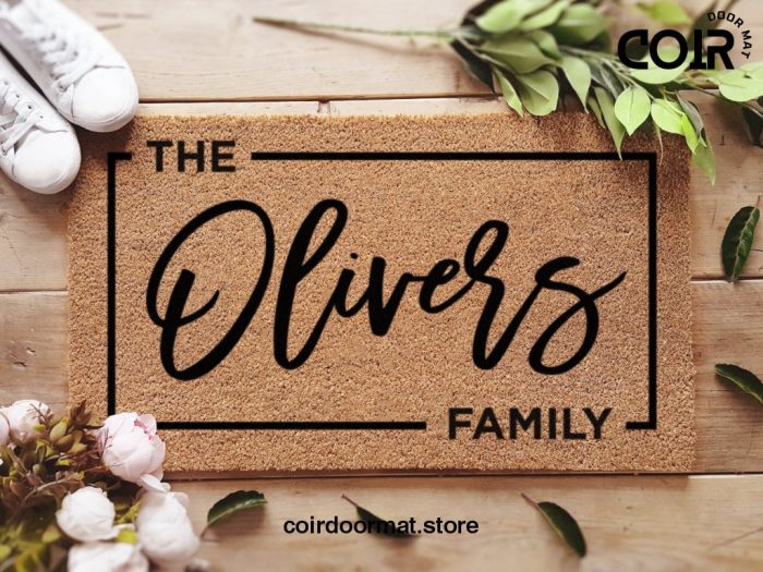 Personalized Rug - Custom Welcome Door Mat - Housewarming Gift - Family Name Doormat - Closing Gift - Custom Doormat - Porch Decor