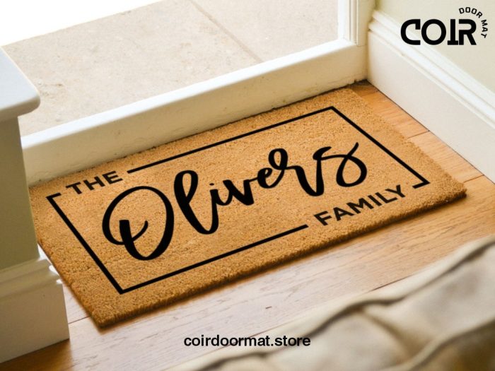 Personalized Rug - Custom Welcome Door Mat - Housewarming Gift - Family Name Doormat - Closing Gift - Custom Doormat - Porch Decor