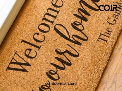 Personalized Welcome To Our Home Doormat - Family Name Door Mat - Last Name Doormat - Custom Rug - Housewarming Gift - Closing Gift