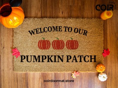 Pumpkin Patch Doormat - Porch Decor - Fall Decor - Welcome Mat - Fall Doormat - Fall Door Mat - Pumpkin Decor - Fall Rug - Porch Decorations