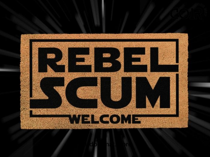 Rebel Scum Welcome Doormat - Star Wars Door Mat - Disney Coir Mat - Disney And Star Wars Lovers - Fandom Gifts