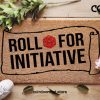 Roll For Initiative Door Mat - Dungeons & Dragons Door Mat - D20 - Initiative Doormat - Customized Doormats - Dungeon Master - Gifts For Him