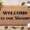 Shrek Welcome To Our Swamp Doormat - Coir Welcome Mat - Housewarming Gifts - Dreamworks Decor