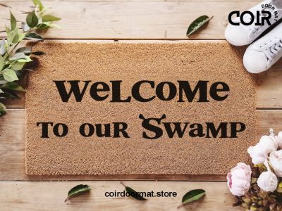 Shrek Welcome To Our Swamp Doormat - Coir Welcome Mat - Housewarming Gifts - Dreamworks Decor