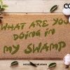 Shrek What Are You Doing In My Swamp Doormat - Coir Welcome Mat - Housewarming Gifts - Dreamworks Decor