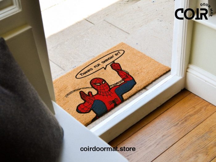 Spiderman Doormat - Spider - Marvel Home Decor - Tobey Maguire - Comic Lover Gift - Spiderman Gift - Peter Parker - Gift for Him - Avengers