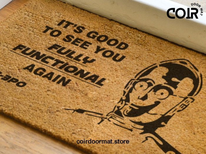 Star Wars C3PO Doormat - Starwars Gifts - C3PO Quote - Personalized Door Mat - Disney Doormat - Disney And Star Wars Lovers - Droid Quote