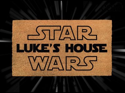 Star Wars Family Name Doormat - Personalized Family Name Doormat - Disney Doormat - Custom Doormat - New Home Gift - Housewarming Gift