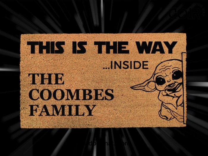 Star Wars Family Name Doormat - Personalized Family Name Doormat - Disney Doormat - Family Welcome Mat - New Home Gift - Housewarming Gift