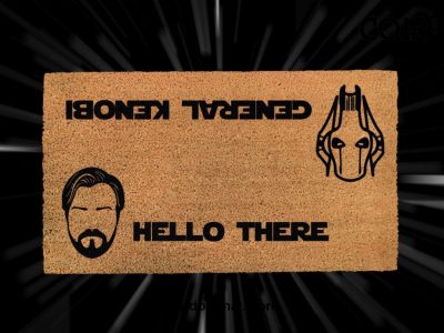 Star Wars Hello There General Kenobi Doormat - Disney And Star Wars Lovers - Starwars Gifts - Personalized Door Mat - Disney Doormat