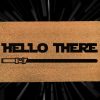 Star Wars Hello There Lightsaber Doormat - Disney And Star Wars Lovers - Starwars Gifts - Personalized Door Mat - Disney Doormat