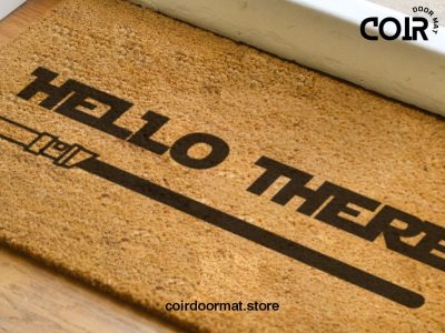 Star Wars Hello There Lightsaber Doormat - Disney And Star Wars Lovers - Starwars Gifts - Personalized Door Mat - Disney Doormat