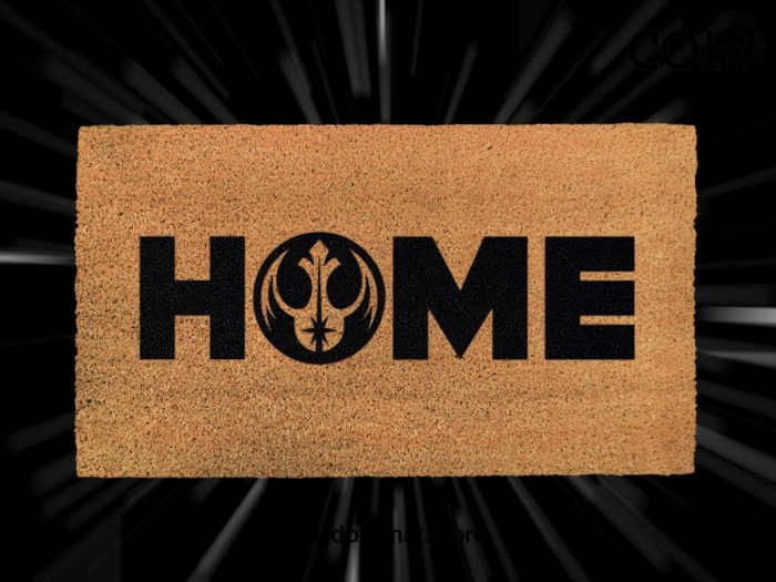 Star Wars Home Door Mat - Rebel And Jedi Welcome Mat - Disney And Star Wars Lovers - Fandom Gifts - Custom Coir Doormat - Porch Home Decor