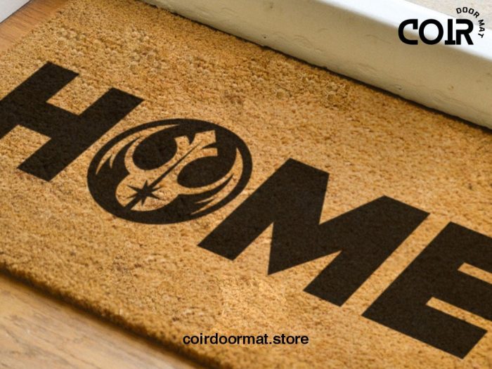 Star Wars Home Door Mat - Rebel And Jedi Welcome Mat - Disney And Star Wars Lovers - Fandom Gifts - Custom Coir Doormat - Porch Home Decor