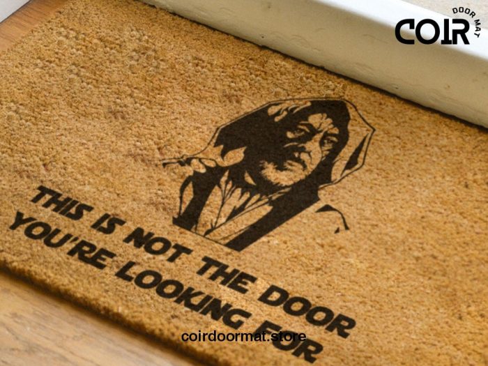 Star Wars Obi-Wan Kenobi Doormat - Starwars Gifts - Funny Doormat - Personalized Door Mat - Disney Doormat - Disney And Star Wars Lovers