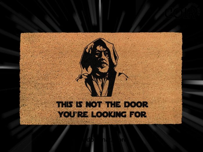 Star Wars Obi-Wan Kenobi Doormat - Starwars Gifts - Funny Doormat - Personalized Door Mat - Disney Doormat - Disney And Star Wars Lovers