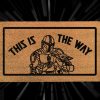 Star Wars This Is The Way – Mando And Grogu – Welcome Doormat - The Mandalorian - Baby Yoda - Fandom Gifts - Custom Door Mat