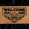 Star Wars Welcome You Are Doormat - Yoda Quote - Coir Welcome Mat - Disney And Star Wars Lovers - Fandom Gifts