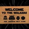 StarWars Custom Welcome Doormat - Disney And StarWars Lovers - Starwars Gifts - Last Name Family Rug - Personalized Doormat - Custom Doormat