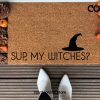 Sup My Witches Coir Doormat Halloween Doormat Halloween Decor Fall Decor Fall Doormat Funny Doormat Personalized Doormat Welcome Mat Under50