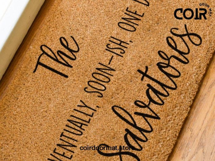 The Eventually, Soon-ish, One Day Doormat / Personalized Family Name Doormat / Custom Family Welcome Mat / New Home Gift / Custom Doormat