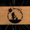 The Mandalorian - Mandalorian - Baby Yoda - Custom Doormat - Disney - Star Wars - Christmas Gift - Disney Home Decor - Gift - Gift for Him