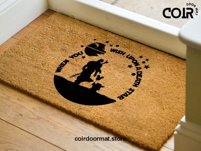 The Mandalorian - Mandalorian - Baby Yoda - Custom Doormat - Disney - Star Wars - Christmas Gift - Disney Home Decor - Gift - Gift for Him