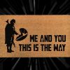 The Mandalorian Doormat - Baby Yoda - Starwars - Disney And Star Wars Lovers - Starwars Gifts - Personalized Door Mat - Disney Doormat