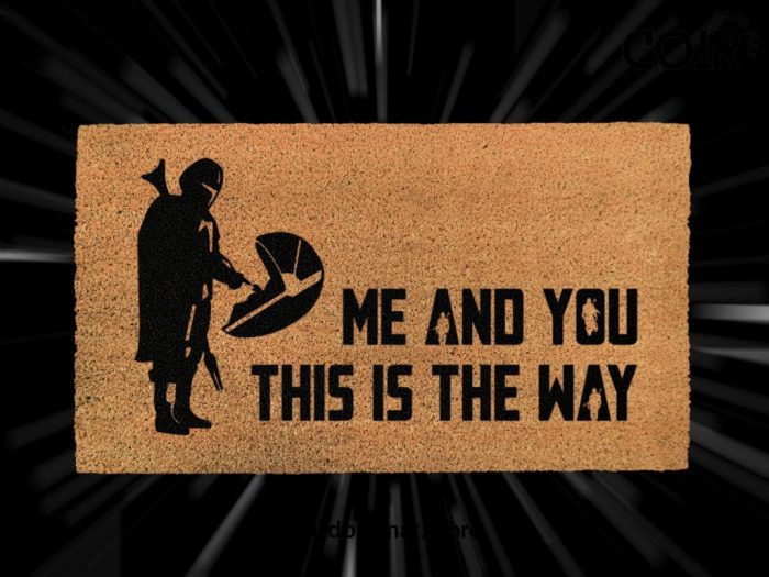 The Mandalorian Doormat - Baby Yoda - Starwars - Disney And Star Wars Lovers - Starwars Gifts - Personalized Door Mat - Disney Doormat