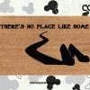 There's No Place Like Home Doormat - The Wizard Of Oz - Dorothy Shoes - Coir Mat - Home Decor - Housewarming Family Gift