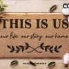 This Is Us Doormat - Welcome Doormat - Home Decor - Housewarming Gift - Porch Decor