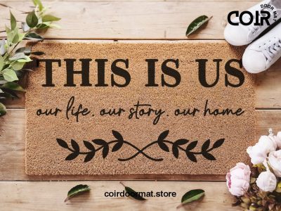 This Is Us Doormat - Welcome Doormat - Home Decor - Housewarming Gift - Porch Decor