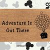 Up! Disney Welcome Doormat - Adventure Is Out There - Coir Welcome Door Mat - Housewarming Gift