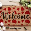 Valentines Gift Doormat - Housewarming Gift - Love Heart Welcome Doormat - Couples Gift - Wedding Gift