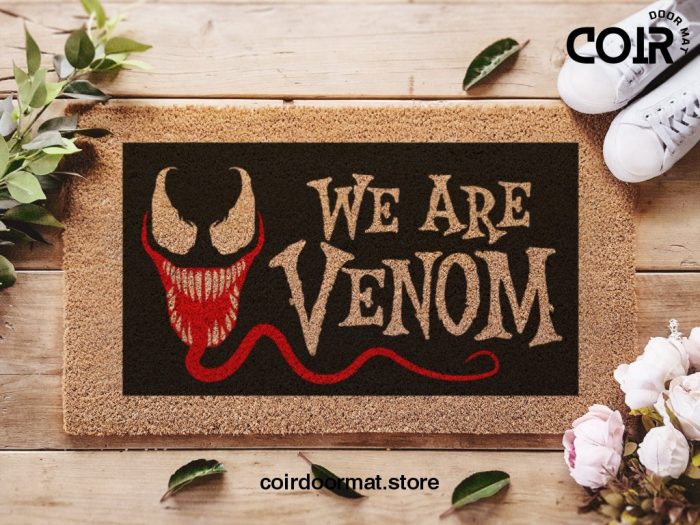 Venom Doormat - Venom - Let There Be Carnage - Spiderman - Marvels - Marvels Home Decor - Gift For Him - Comic Lover Gift