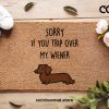 Weiner Doormat - Funny Gift - Dachshund Doormat - Funny Sausage Dog Doormat - Dog Lover Gift - Dog Welcome Mat