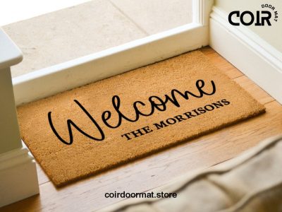 Welcome Door Mat - Custom Family Name Doormat - Personalized Doormat - Realtor Gift - Custom Doormat - Wedding Gift - New Home Gift