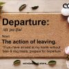 Welcome Doormat Funny - Departure Definition Doormat - Customized Door Mat - Porch Decor - Housewarming Gift - Personalized Doormat