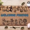 Welcome Friends Bluey Doormat - Bluey And Friends - Funny Doormat - Bluey Disney - New Home Door Mat - Australia