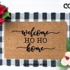 Welcome Ho Ho Home, Doormat, Welcome Mat, Christmas Doormat, Holiday Doormat, Christmas Decor, Holiday Decor, Under 50, Entryway Rug, Funny