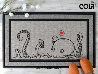 Welcome Mat, Beach Doormat, Octopus Lover Gift, Housewarming Gift, Home Doormat, New Home Owner Gift, Welcome Doormat, Funny Front Door Mat