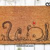 Welcome Mat, Beach Doormat, Octopus Lover Gift, Housewarming Gift, Home Doormat, New Home Owner Gift, Welcome Doormat, Funny Front Door Mat