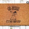 Welcome Mat, Religious Doormat, Housewarming Gift, Home Doormat, Coir Doormat, New Home Owner Gift, Welcome Doormat, Funny Front Door Mat