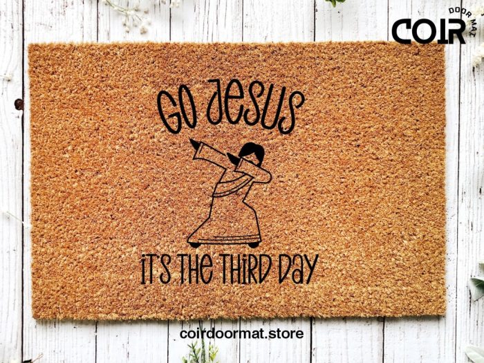 Welcome Mat, Religious Doormat, Housewarming Gift, Home Doormat, Coir Doormat, New Home Owner Gift, Welcome Doormat, Funny Front Door Mat