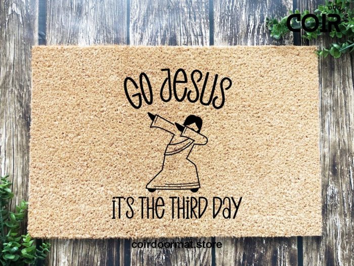 Welcome Mat, Religious Doormat, Housewarming Gift, Home Doormat, Coir Doormat, New Home Owner Gift, Welcome Doormat, Funny Front Door Mat