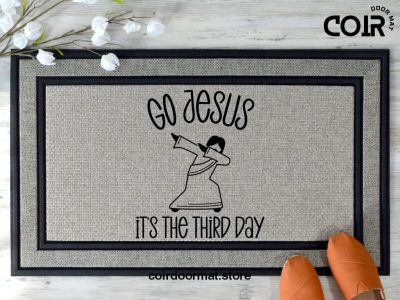 Welcome Mat, Religious Doormat, Housewarming Gift, Home Doormat, Coir Doormat, New Home Owner Gift, Welcome Doormat, Funny Front Door Mat