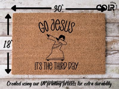 Welcome Mat, Religious Doormat, Housewarming Gift, Home Doormat, Coir Doormat, New Home Owner Gift, Welcome Doormat, Funny Front Door Mat