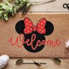 Welcome Minnie Doormat - Disney Rug - Minnie Doormat - Disney Icons - Welcome Mat - Disney Doormat - Disney Home Decor